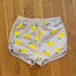Hanna Andersson Lavender Shorts with Lemon Print